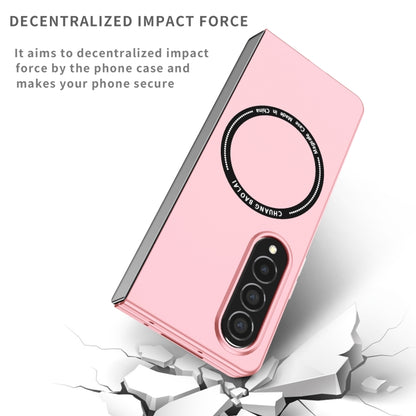 For Samsung Galaxy Z Fold4 Magsafe Magnetic Folding PC Phone Case(Pink) - Galaxy Z Fold4 5G Cases by buy2fix | Online Shopping UK | buy2fix