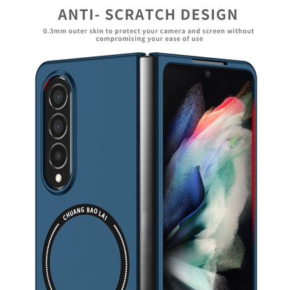 For Samsung Galaxy Z Fold4 Magsafe Magnetic Folding PC Phone Case(Blue) - Galaxy Z Fold4 5G Cases by buy2fix | Online Shopping UK | buy2fix