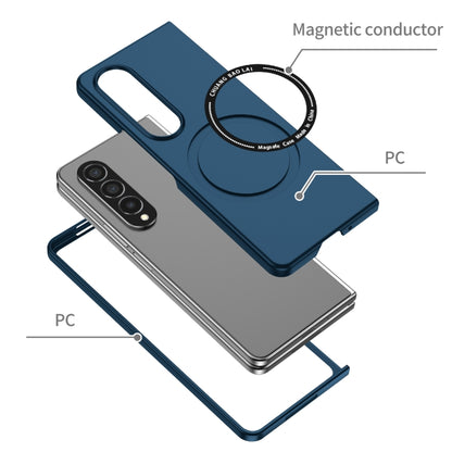 For Samsung Galaxy Z Fold4 Magsafe Magnetic Folding PC Phone Case(Blue) - Galaxy Z Fold4 5G Cases by buy2fix | Online Shopping UK | buy2fix