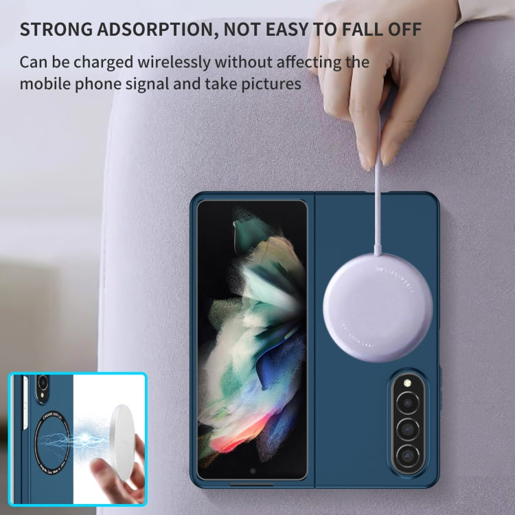 For Samsung Galaxy Z Fold4 Magsafe Magnetic Folding PC Phone Case(Blue) - Galaxy Z Fold4 5G Cases by buy2fix | Online Shopping UK | buy2fix