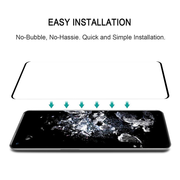 For OnePlus 11 Pro 3D Curved Edge Full Screen Tempered Glass Film(Black) by buy2fix