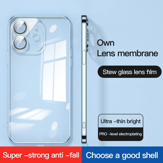 For iPhone 11 Dustproof Glass Lens Protection Electroplating Phone Case(Rose Gold) - iPhone 11 Cases by buy2fix | Online Shopping UK | buy2fix