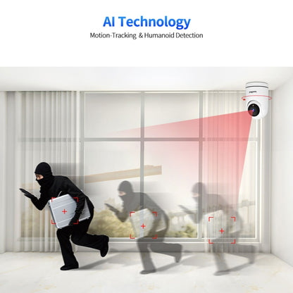 SriHome SH042 2.0MP 1080P HD AI WiFi Pan-tilt Surveillance Camera(EU Plug) by SriHome