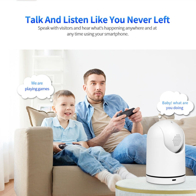 SriHome SH042 2.0MP 1080P HD AI WiFi Pan-tilt Surveillance Camera(EU Plug) by SriHome