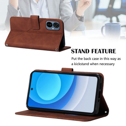 For Tecno Camon 19 Neo Crossbody 3D Embossed Flip Leather Phone Case(Blue) by buy2fix