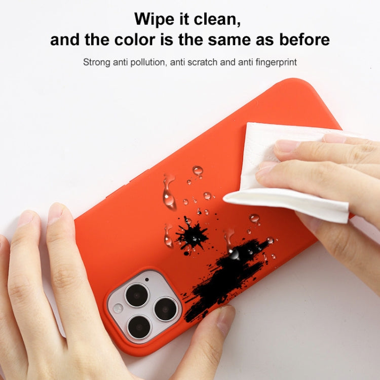 For iPhone 14 Solid Silicone Phone Case(Sea Blue) - Apple Accessories by buy2fix | Online Shopping UK | buy2fix