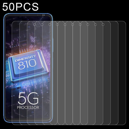 For Tecno Pova Neo 5G 50pcs 0.26mm 9H 2.5D Tempered Glass Film by buy2fix