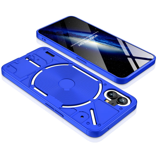 For Nothing Phone 1 GKK Three Stage Splicing Full Coverage PC Phone Case(Blue) - Nothing Cases by GKK | Online Shopping UK | buy2fix