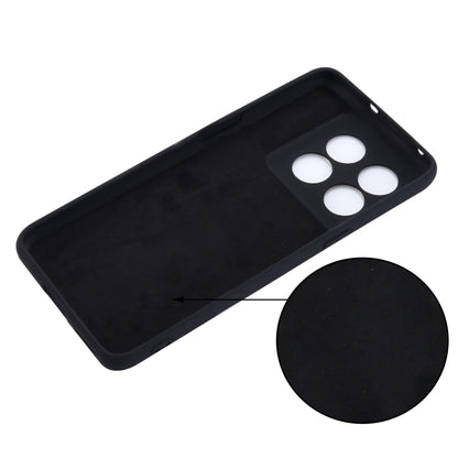 For OnePlus 10T 5G / ACE Pro Pure Color Liquid Silicone Shockproof Phone Case(Black) - OnePlus Cases by buy2fix | Online Shopping UK | buy2fix
