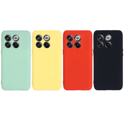For OnePlus 10T 5G / ACE Pro Pure Color Liquid Silicone Shockproof Phone Case(Green) - OnePlus Cases by buy2fix | Online Shopping UK | buy2fix