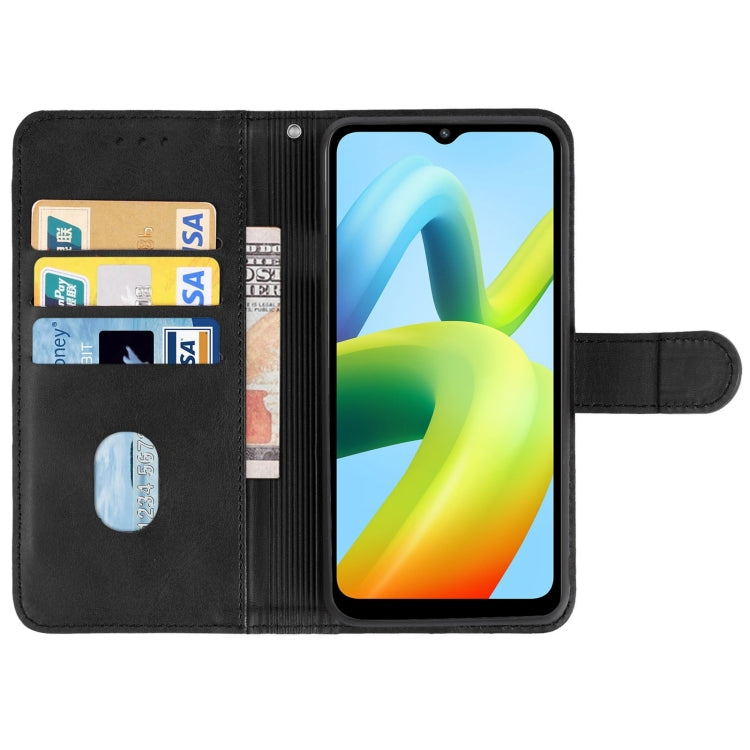 For Xiaomi Redmi A1+ Leather Phone Case(Black) - Xiaomi Cases by buy2fix | Online Shopping UK | buy2fix