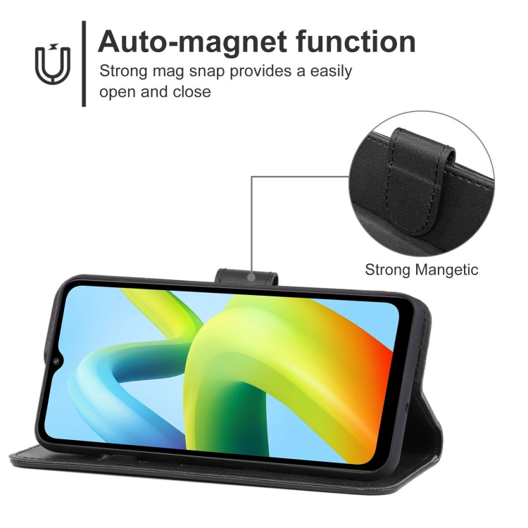 For Xiaomi Redmi A1+ Leather Phone Case(Black) - Xiaomi Cases by buy2fix | Online Shopping UK | buy2fix
