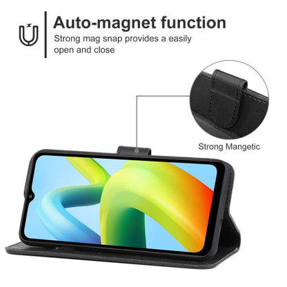 For Xiaomi Redmi A1+ Leather Phone Case(Black) - Xiaomi Cases by buy2fix | Online Shopping UK | buy2fix