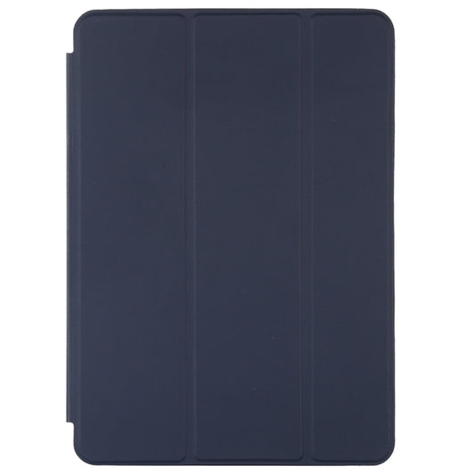 For iPad 10.2 Horizontal Flip Smart Leather Case with Three-folding Holder(Navy Blue) - iPad 10.2 Cases by buy2fix | Online Shopping UK | buy2fix