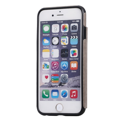 For iPhone 6s / 6 Skull Head Embossing Pattern Shockproof Protective Case with Holder & Card Slots & Wallet(Grey) - More iPhone Cases by buy2fix | Online Shopping UK | buy2fix