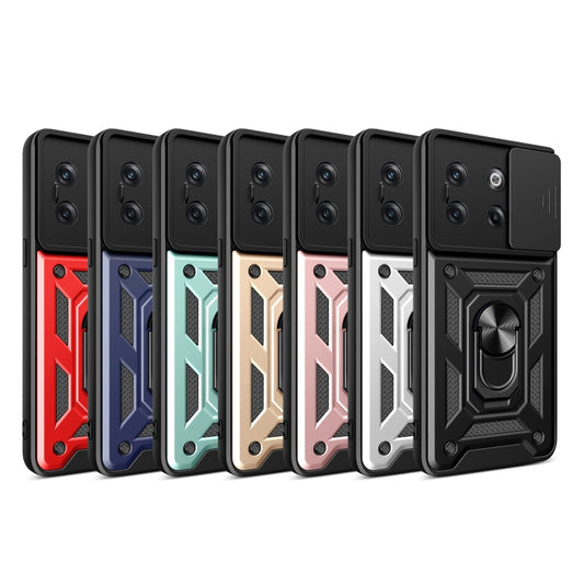 For OnePlus 10T Sliding Camera Cover Design TPU+PC Phone Case(Red) - OnePlus Cases by buy2fix | Online Shopping UK | buy2fix