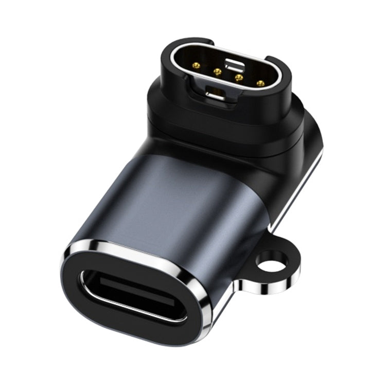 For Garmin Watch Charging Adapter, Interface:Type-C 90 Elbow by buy2fix