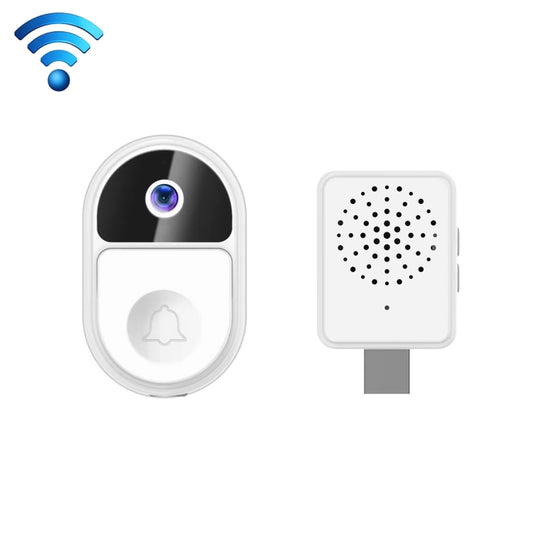 ML18 Mini Ultra Wide Angle Smart Video Doorbell Support Two-way Voice(White) - Video DoorBell by buy2fix | Online Shopping UK | buy2fix