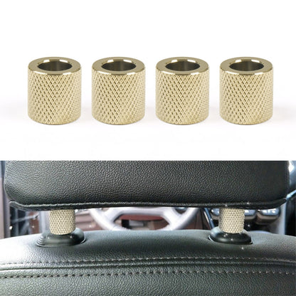4 in 1 Car Seat Headrest Collars Rings Decor(Gold) - Decoration Rings by buy2fix | Online Shopping UK | buy2fix
