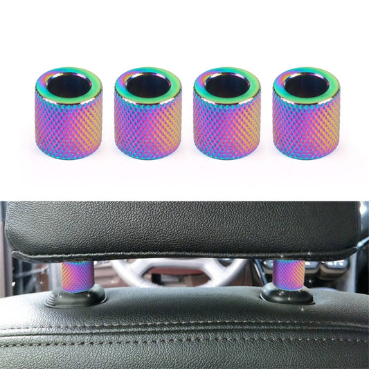 4 in 1 Car Seat Headrest Collars Rings Decor(Colorful) - Decoration Rings by buy2fix | Online Shopping UK | buy2fix