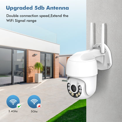 QX59 1920 x 1080P HD 2MP Wireless WiFi Smart Surveillance Camera Support Night Vision & Motion Detection & Two-way Audio & TF Card, Specification:US Plug - Wireless Camera by buy2fix | Online Shopping UK | buy2fix