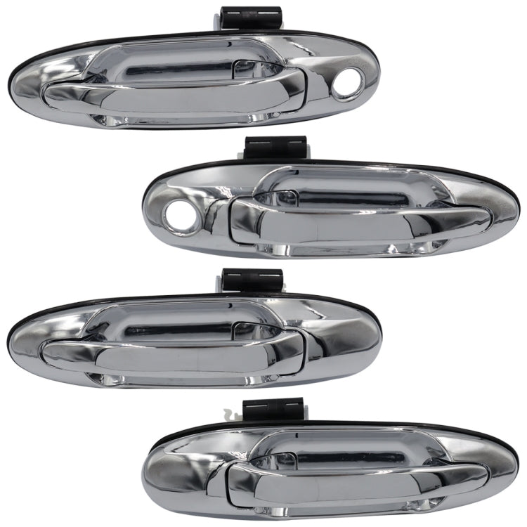For Toyota Land Cruiser 1998-2007 4 in 1 Car Chrome Outside Door Handle 69220-60061 69210-60061 - Door Handles by buy2fix | Online Shopping UK | buy2fix