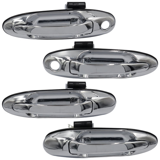 Poignée de porte extérieure chromée 4 en 1, pour Toyota Land Cruiser 1998-2007 69220-60061 69210-60061