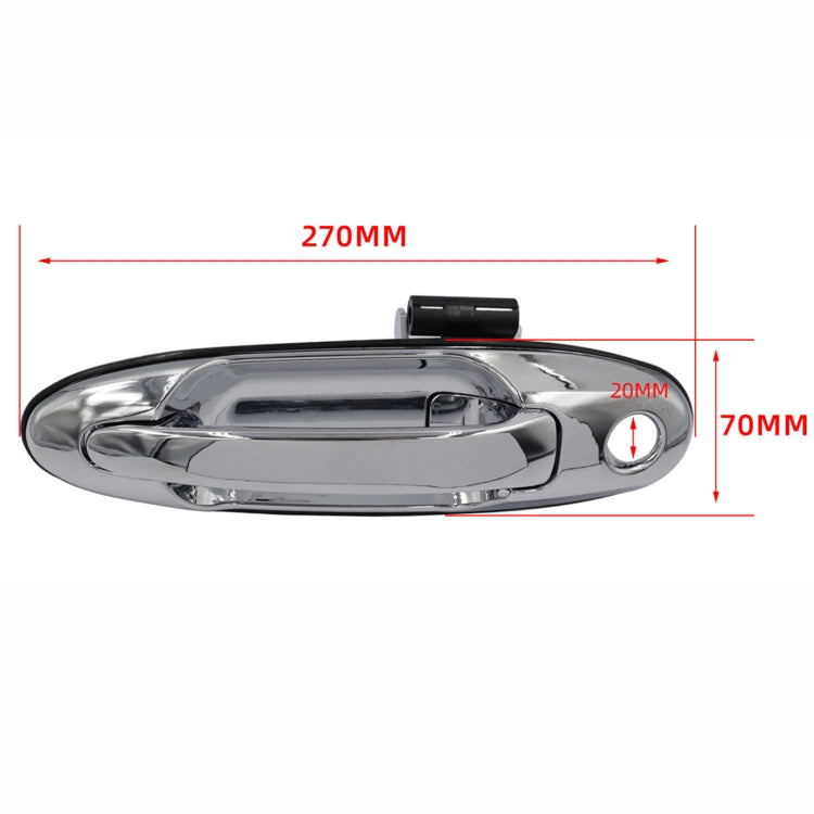 For Toyota Land Cruiser 1998-2007 4 in 1 Car Chrome Outside Door Handle 69220-60061 69210-60061 - Door Handles by buy2fix | Online Shopping UK | buy2fix
