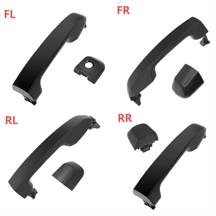 For Toyota Land Cruiser Prado 2007-2011 4 in 1 Car Outside Door Handle 69211-60090 - Door Handles by buy2fix | Online Shopping UK | buy2fix