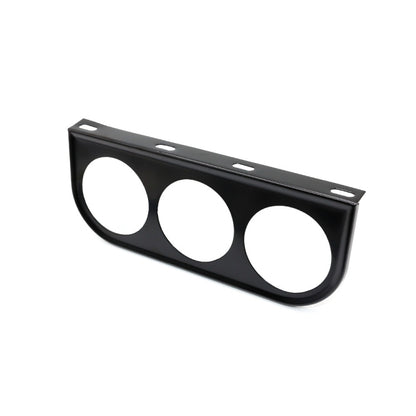 Car 52mm 3 Holes Iron Dash Gauge Meter Pod Mount Holder(Black) - Decoration Rings by buy2fix | Online Shopping UK | buy2fix