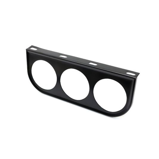 Car 52mm 3 Holes Iron Dash Gauge Meter Pod Mount Holder(Black) - Decoration Rings by buy2fix | Online Shopping UK | buy2fix