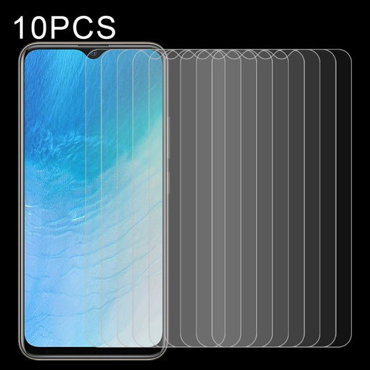 For Vivo Y19 10 PCS 0.26mm 9H Surface Hardness 2.5D Explosion-proof Tempered Glass Non-full Screen Film - Others by buy2fix | Online Shopping UK | buy2fix