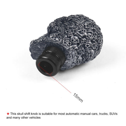 Car Skull Manual Shift Lever Gear Head(Black) - Shift Knob by buy2fix | Online Shopping UK | buy2fix