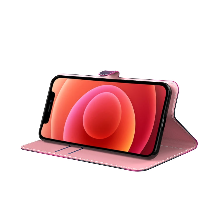 For Nothing Phone 1 Watercolor Pattern Flip Leather Phone Case(Berry Color) by buy2fix