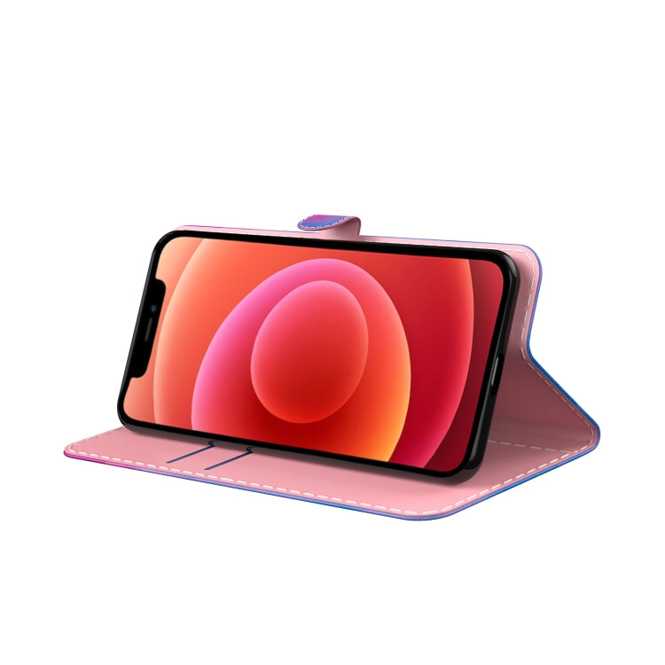 For Nothing Phone 1 Watercolor Pattern Flip Leather Phone Case(Purple Red) by buy2fix