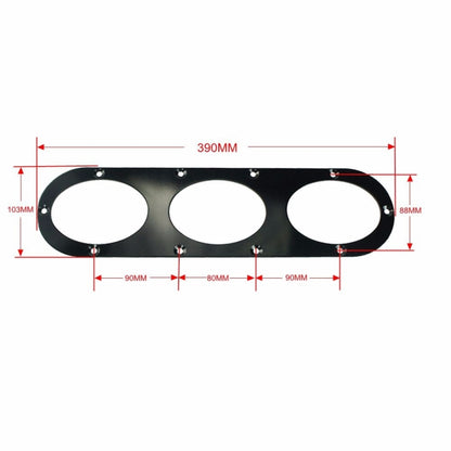 2 in 1 Universal Car Rear Bumper Air Diversion Diffuser Panel - Bumper by buy2fix | Online Shopping UK | buy2fix