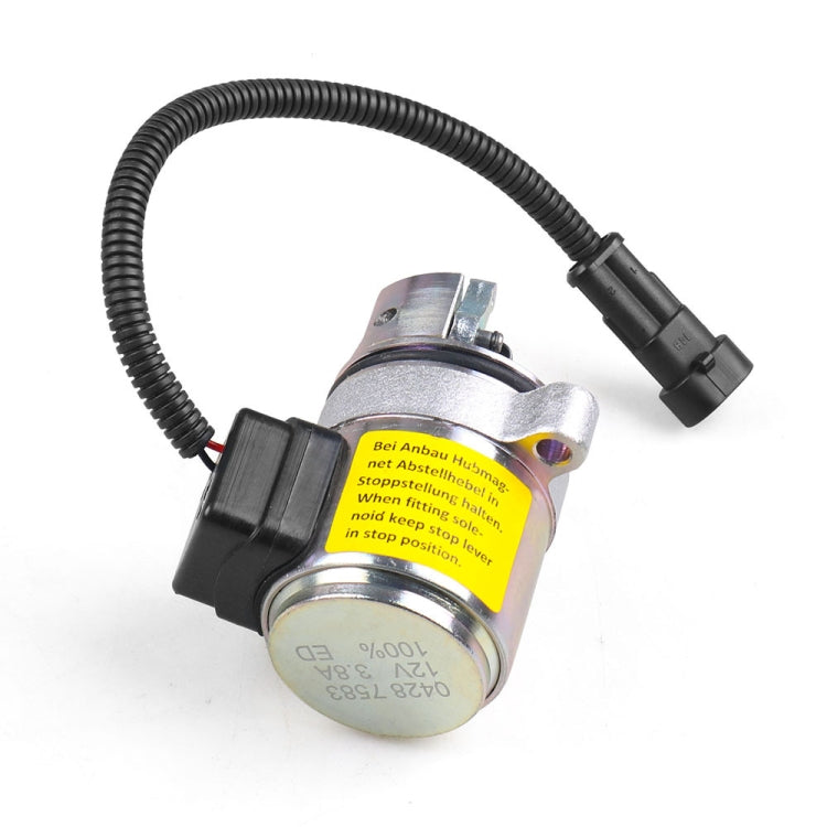 Fuel Shutdown Shut Off Solenoid Valve for Deutz Engine 04287583 04287116 - Engine Fittings by buy2fix | Online Shopping UK | buy2fix