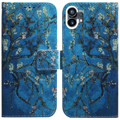 For Nothing Phone 1 Coloured Drawing Leather Phone Case(Apricot) - Nothing Cases by buy2fix | Online Shopping UK | buy2fix