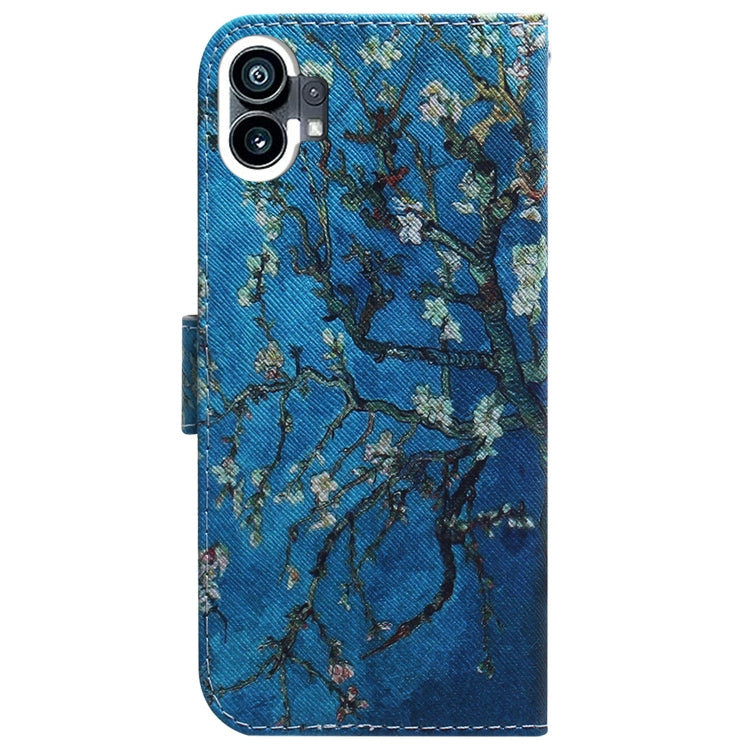 For Nothing Phone 1 Coloured Drawing Leather Phone Case(Apricot) - Nothing Cases by buy2fix | Online Shopping UK | buy2fix