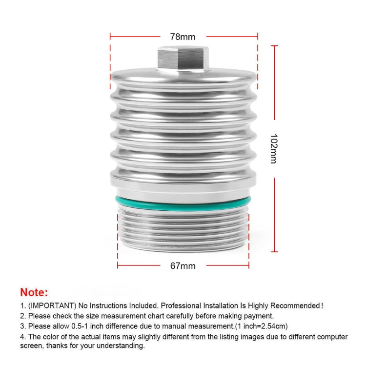 For Audi Car DSG-6 DQ250 Cool Flow Aluminum Oil Filter Housing 02E305045 - Engine Fittings by buy2fix | Online Shopping UK | buy2fix