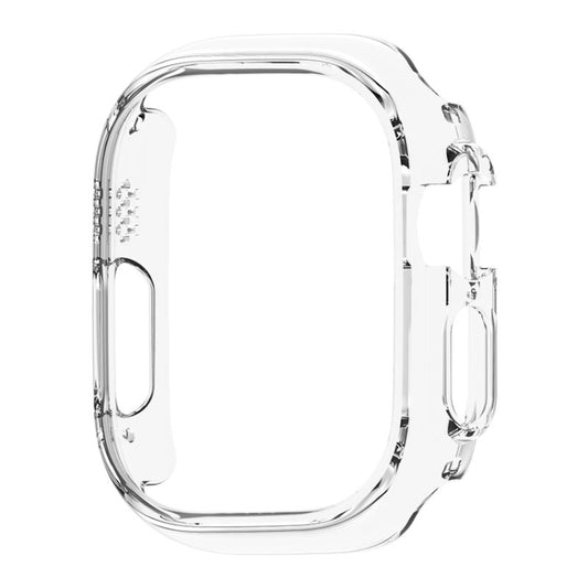 For Apple Watch Ultra 3 / 2 / 1 49mm PC Hollow Electroplating Protective Case(Transparent) by buy2fix