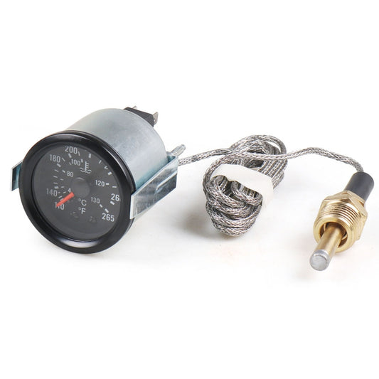 52mm Pointer Mechanical Water Temperature Gauge with Sensor - Car Modification by buy2fix | Online Shopping UK | buy2fix