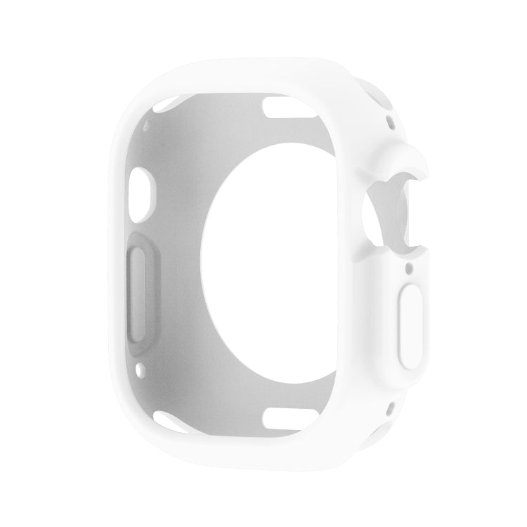 For Apple Watch Ultra 3 / 2 / 1 49mm Candy TPU Protective Case(White) by buy2fix