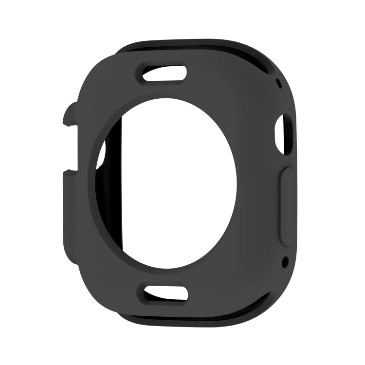 For Apple Watch Ultra 49mm Candy TPU Protective Case(Black) - Watch Cases by buy2fix | Online Shopping UK | buy2fix