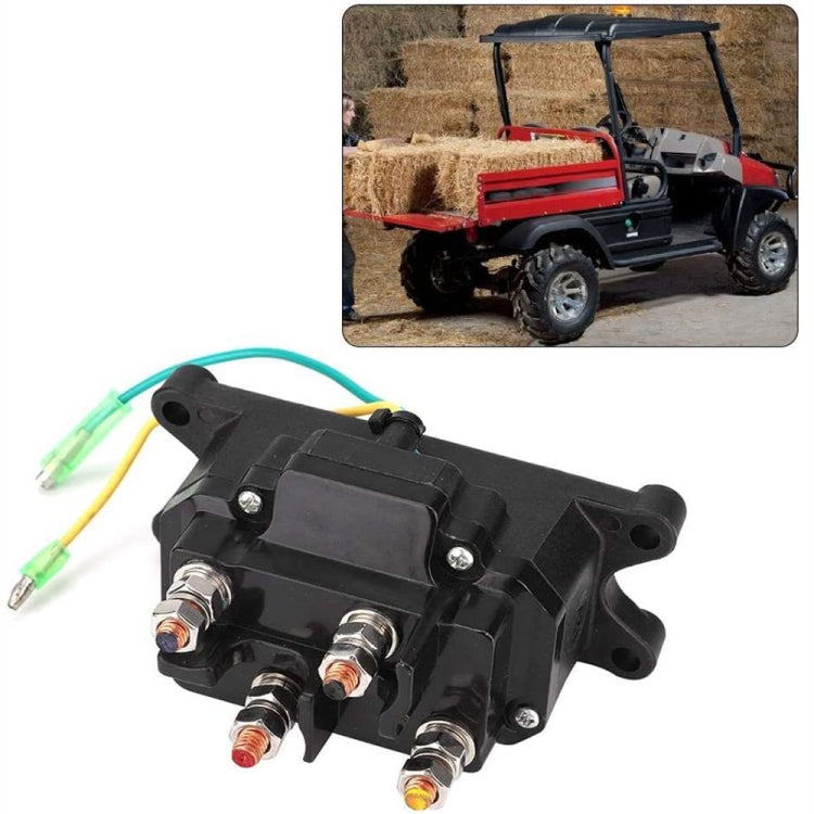For UTV / Pickup Truck / ATV Electric Winch Relay Heavy Duty Solenoid Contactor with Rocker Arm & Switch - Relays by buy2fix | Online Shopping UK | buy2fix