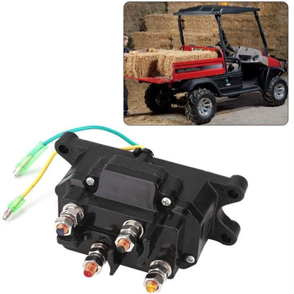 For UTV / Pickup Truck / ATV Electric Winch Relay Heavy Duty Solenoid Contactor with Rocker Arm & Switch - Relays by buy2fix | Online Shopping UK | buy2fix