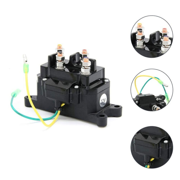 For UTV / Pickup Truck / ATV Electric Winch Relay Heavy Duty Solenoid Contactor with Rocker Arm & Switch - Relays by buy2fix | Online Shopping UK | buy2fix