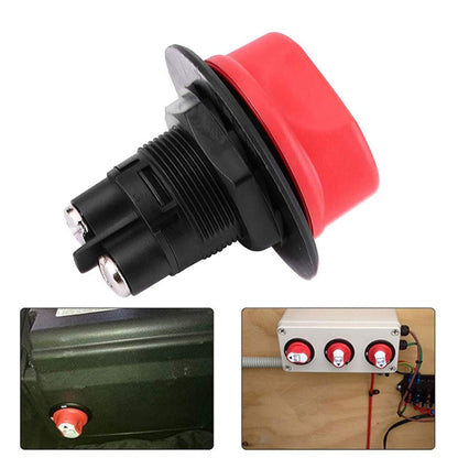100A 8AWG Car Yacht Battery Selector Isolator Disconnect Rotary Switch Cut With Power Cord - Car Switches by buy2fix | Online Shopping UK | buy2fix