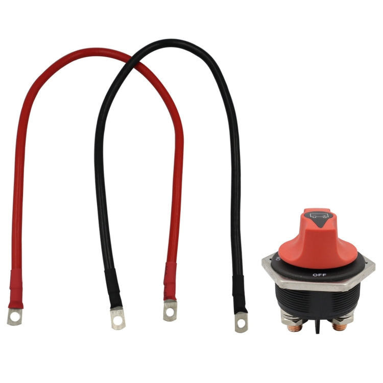300A 6AWG Car Yacht Battery Selector Isolator Disconnect Rotary Switch Cut With Power Cord - Car Switches by buy2fix | Online Shopping UK | buy2fix