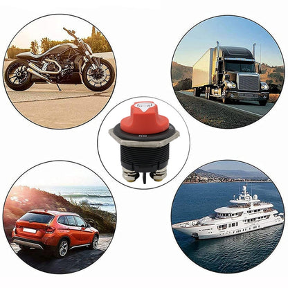 300A 6AWG Car Yacht Battery Selector Isolator Disconnect Rotary Switch Cut With Power Cord - Car Switches by buy2fix | Online Shopping UK | buy2fix